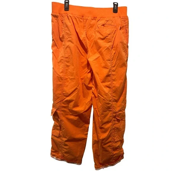 Free People Movement Mesmerize Me Orange Cargo Pants Size XL - Picture 5 of 9